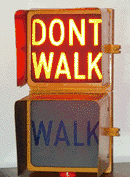 9 inch Econolite Pedestrian Signal