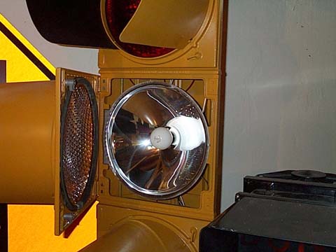 Alusig Twelve inch Crouse Hinds Art Deco Signal