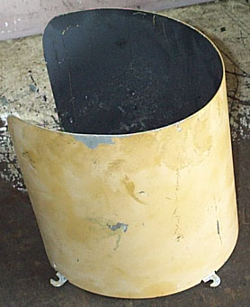unsandblasted visor