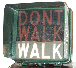 Marbelite pedestrian signal