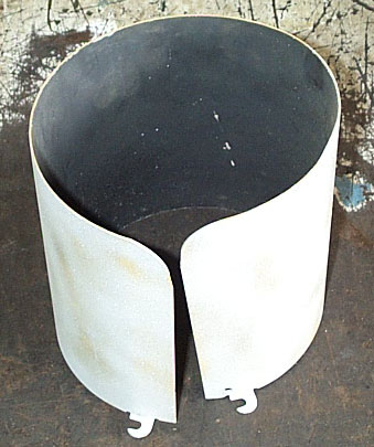warped sand blasted visor