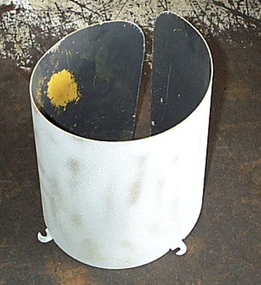 warped sand blasted visor